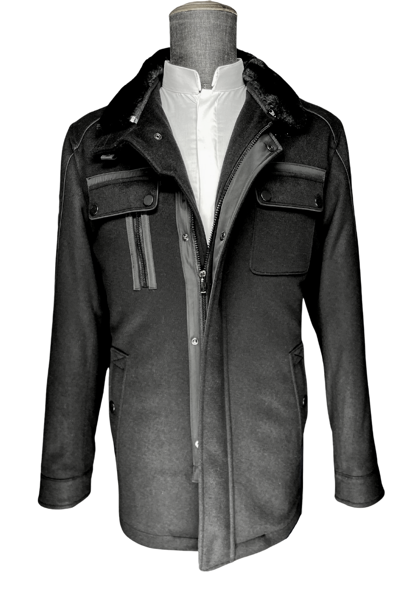 parka noir